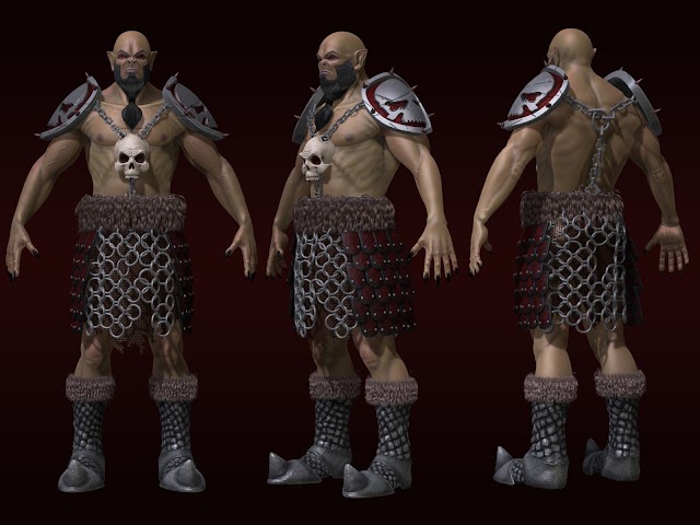 Orc Warrior - Armor Turnaround