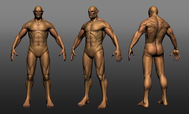 Orc Warrior - Body Sculpt