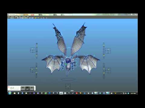 Stirge idle flying animation
