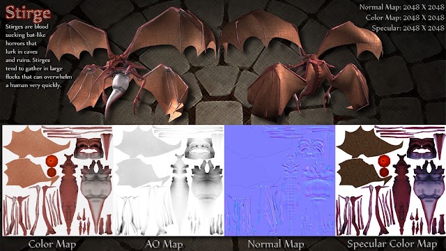 Stirge - Texture Sheet