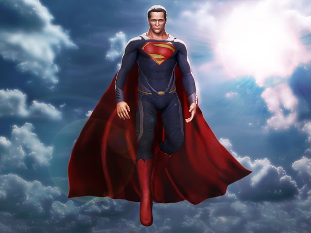 Superman Suit - Close-Up